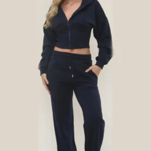 Ribbed Corset Fit Trousers Set