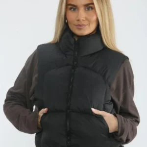 Puffer Cropped Gilet