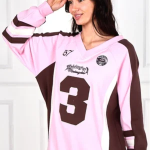 Oversized No. 3 Sport V Sweatshirt